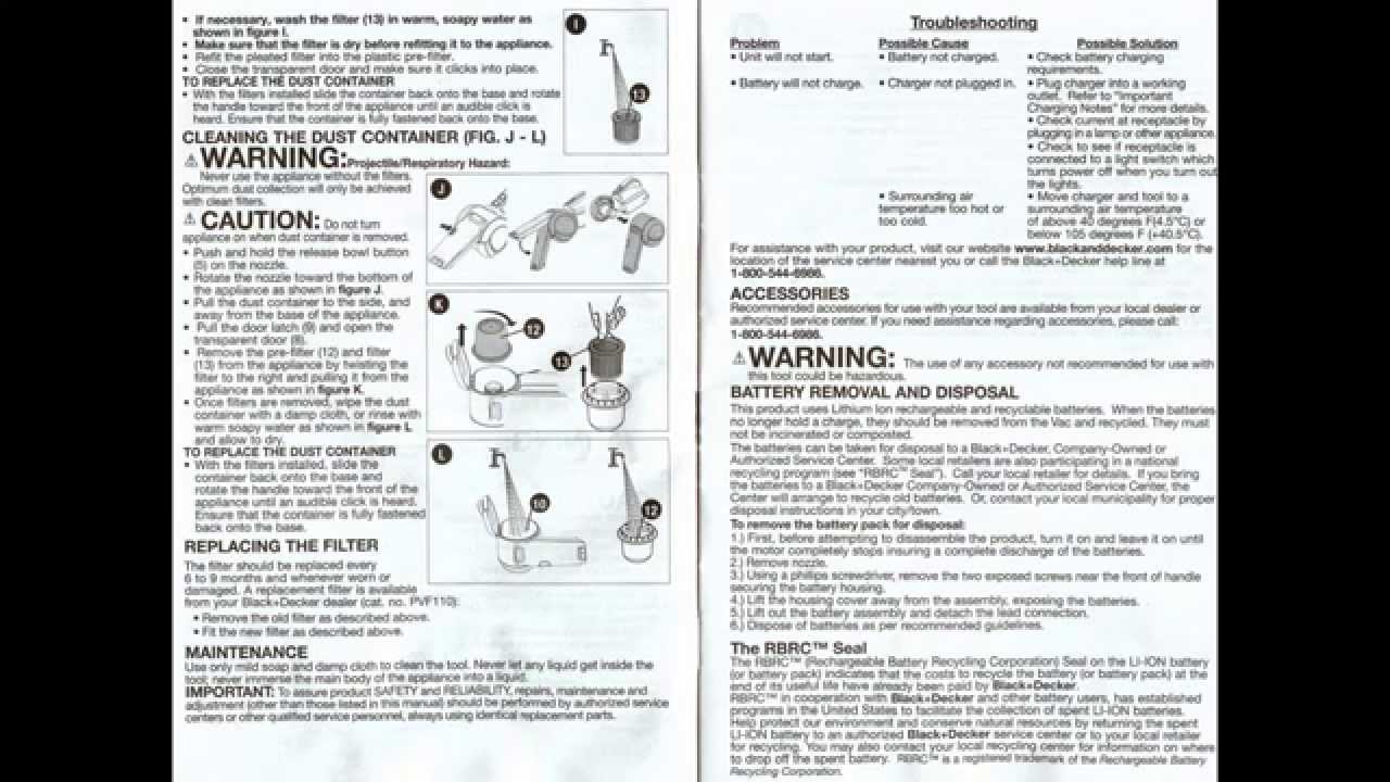 Black And Decker Tld100 User Manual
